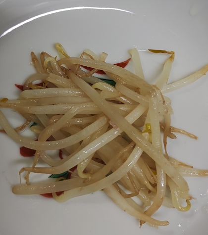 油揚げともやしの炒め物
