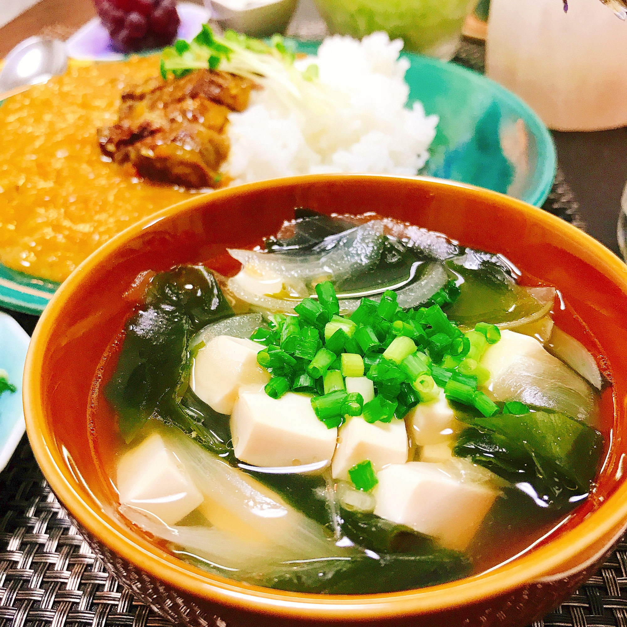 簡単♡豆腐とわかめのスープ