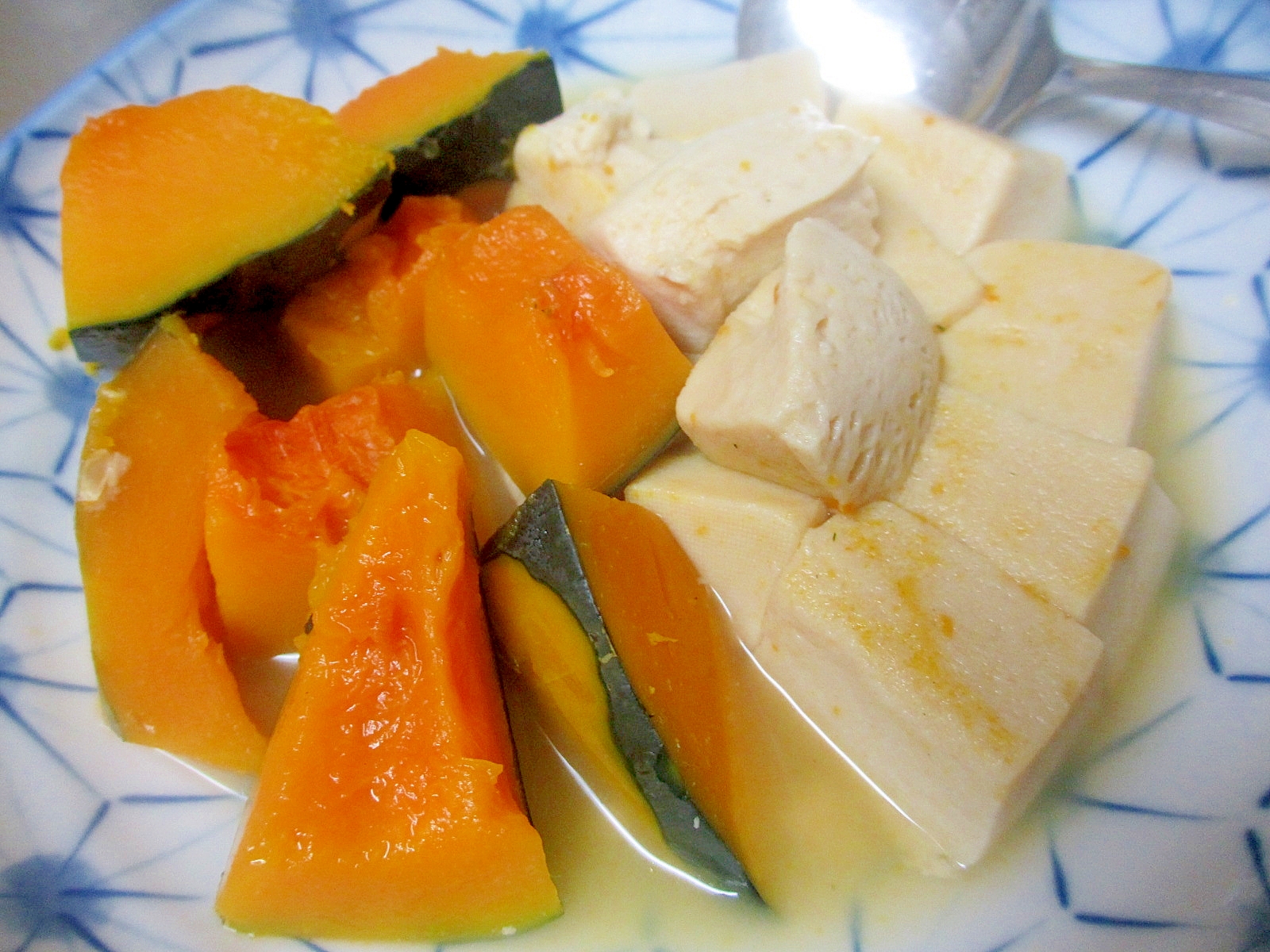 高野豆腐とかぼちゃの甘煮