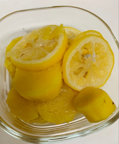 箸休めやおやつに～さつま芋のレモン煮