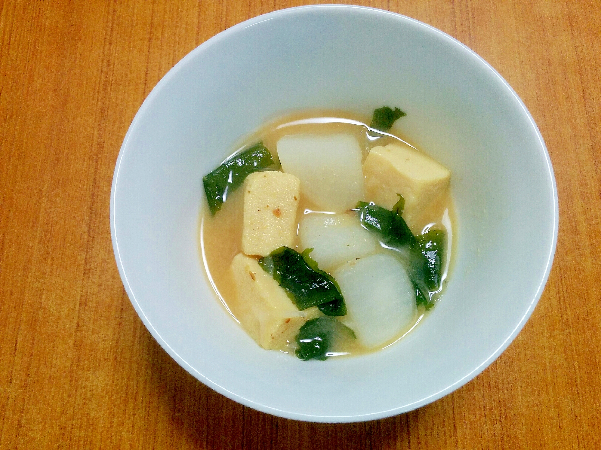 高野豆腐と大根のお味噌汁