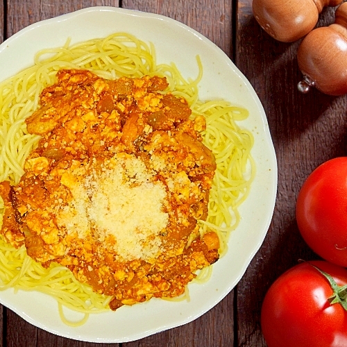 シチリア産チェリートマトパスタ〜固まった麺の蘇生法