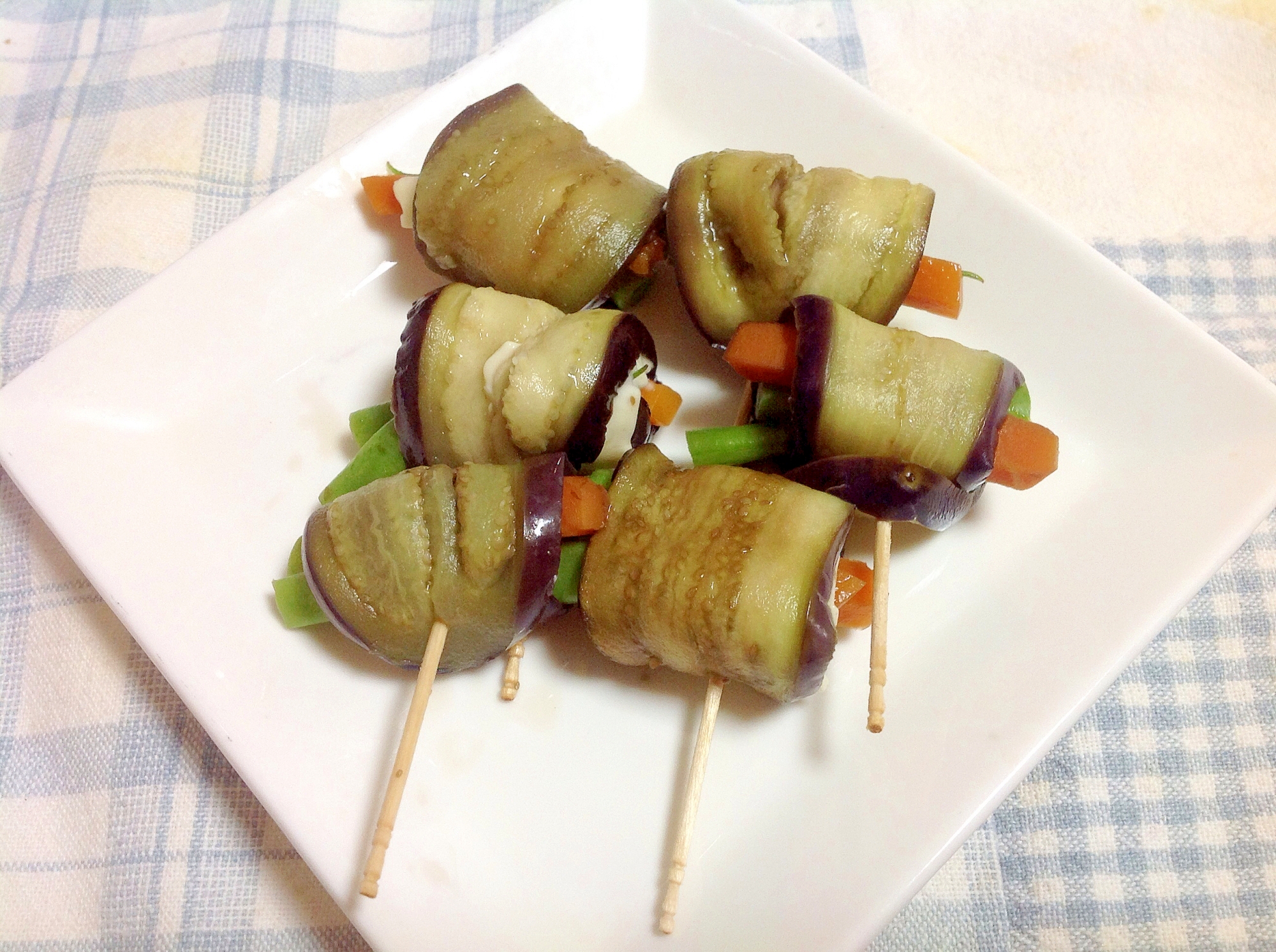 茄子の野菜まき♪(^○^)