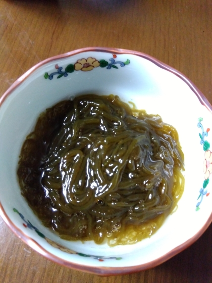 もずく酢シンプルに三杯酢で！