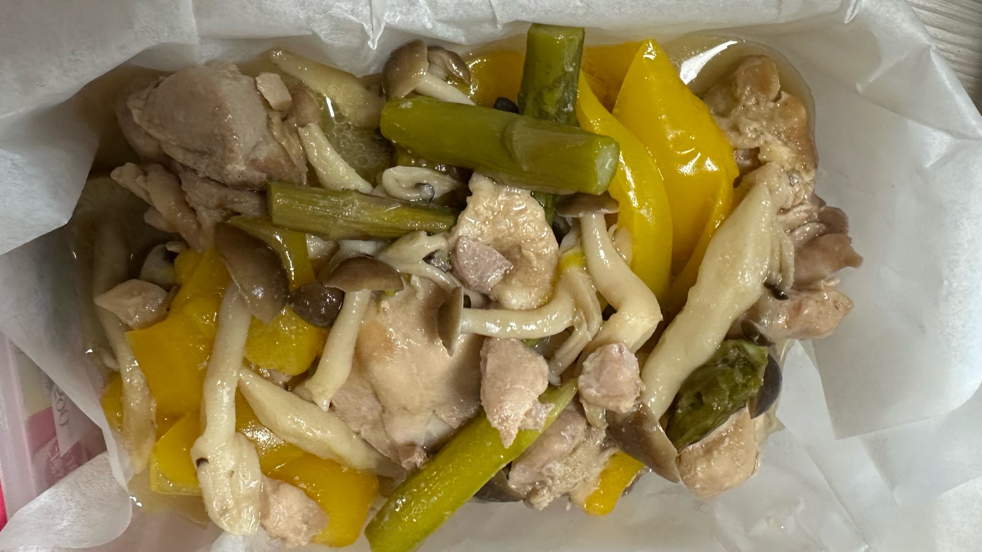 葉酸⭐圧力鍋⭐アスパラパプリカしめじ鶏ごまだれ