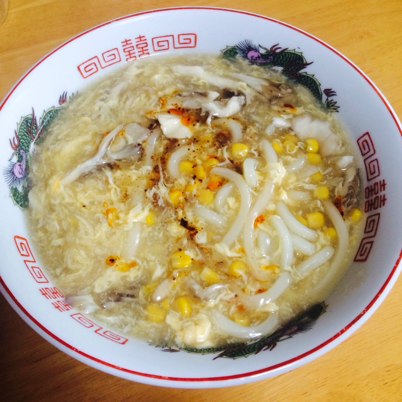 創味で簡単！中華風あんかけうどん