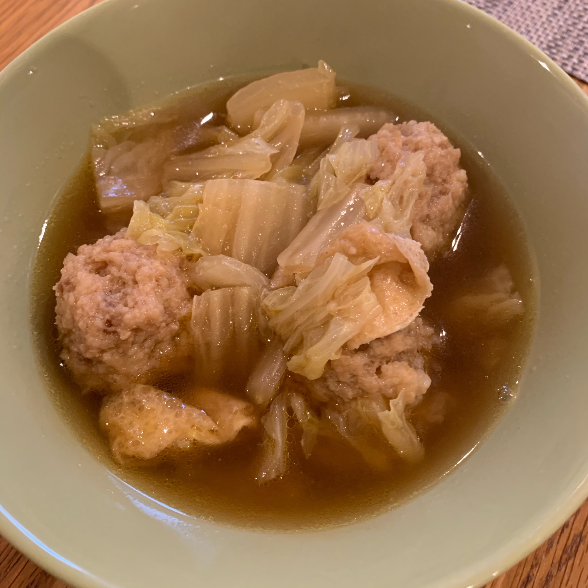 電子圧力鍋で☆白菜と肉団子のスープ