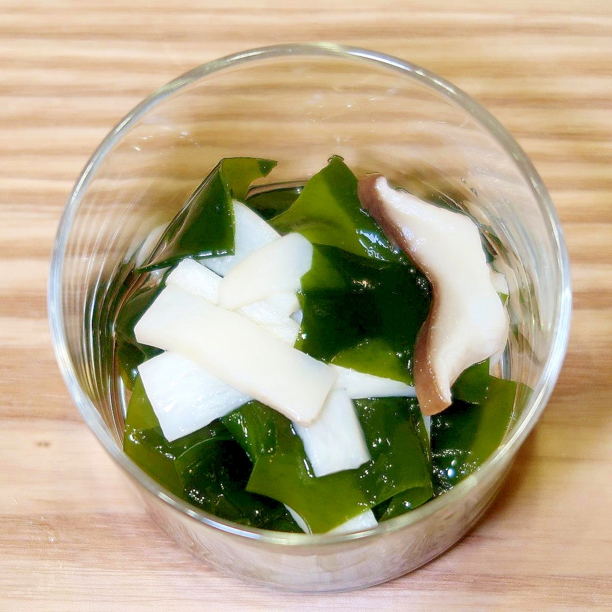 生わかめとエリンギの酢の物☆白だし★減塩志向