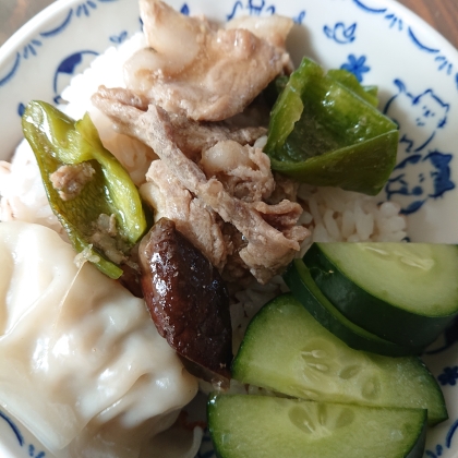 にんにく入り♬煮込み豚ジンギスカン