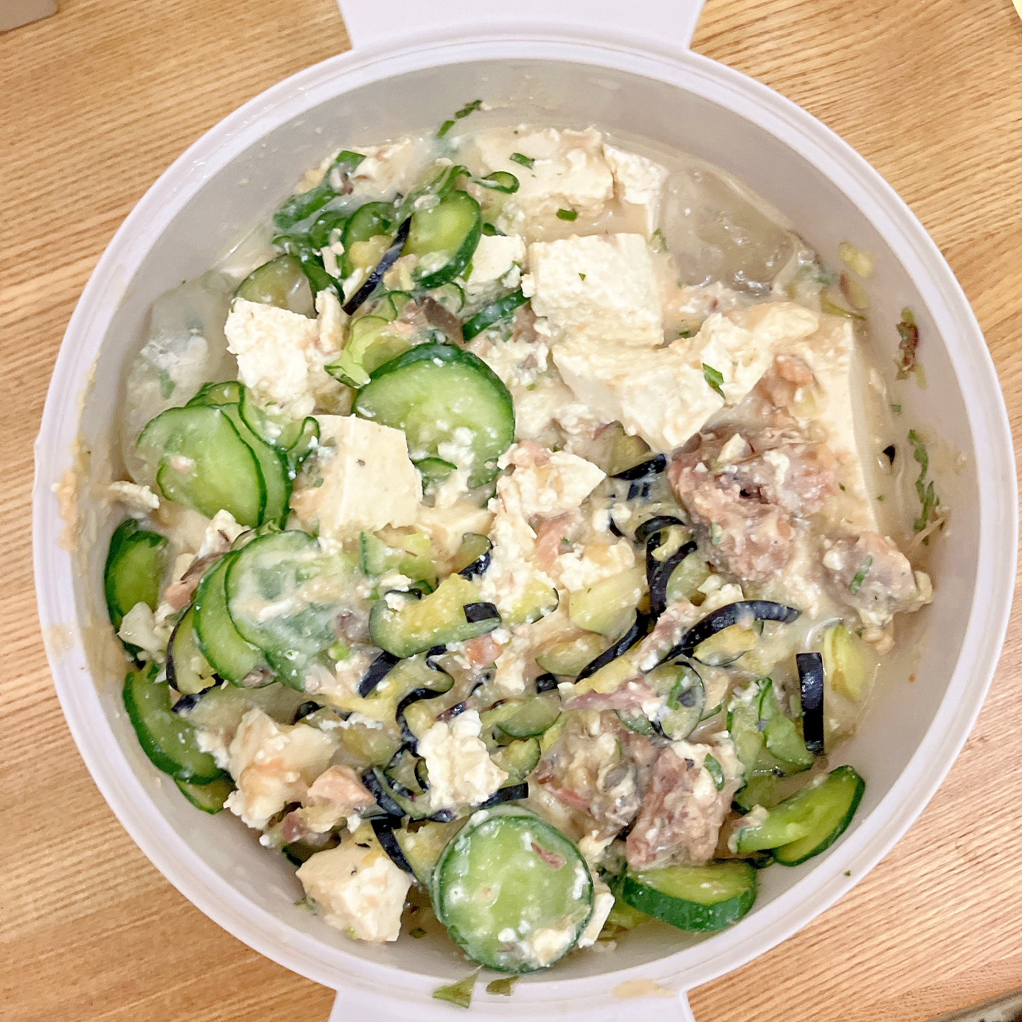 鯖缶を使って！具沢山冷や汁