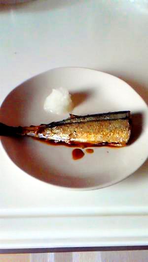 秋刀魚の蒲焼風味