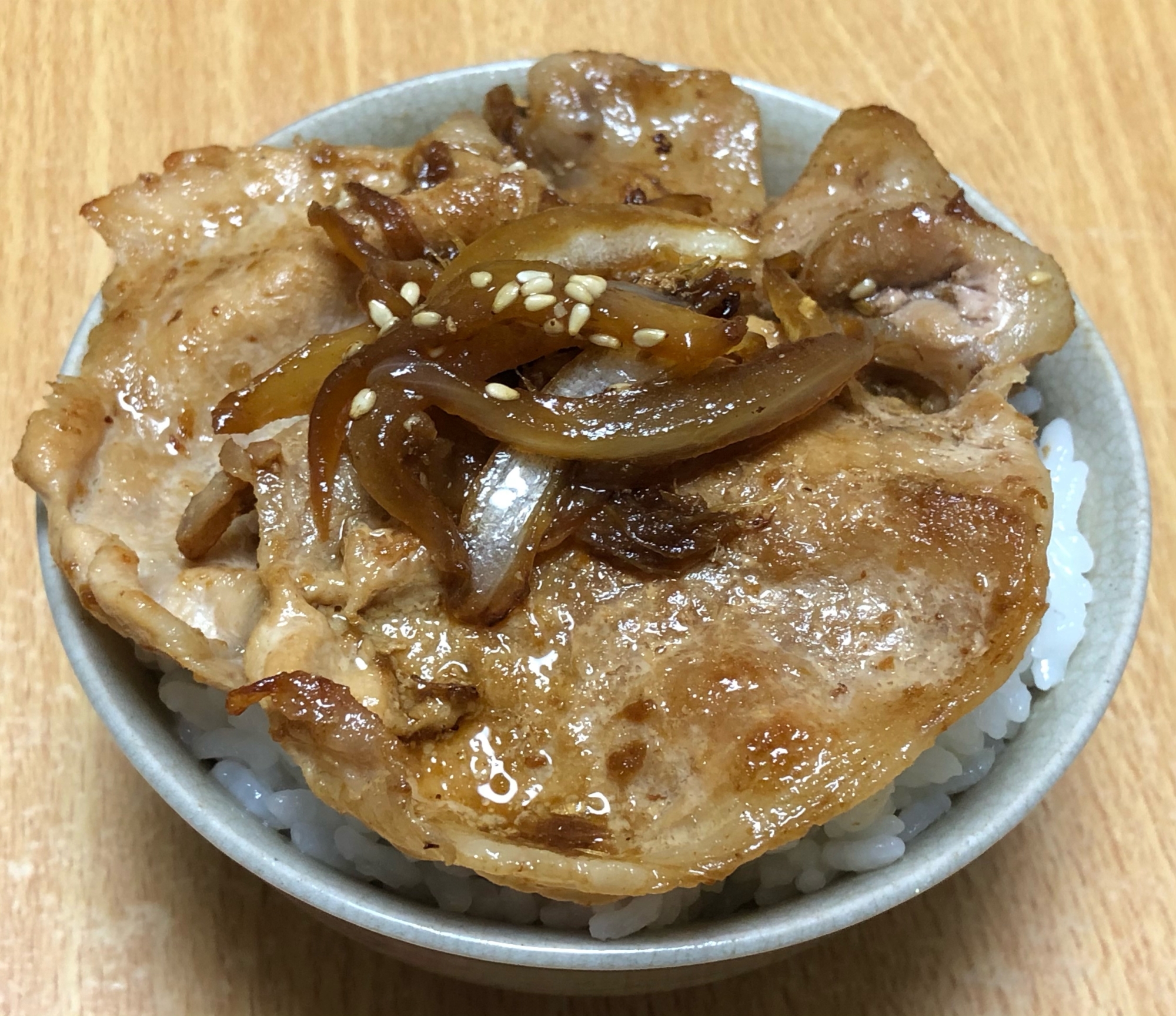 豚肉の生姜焼き丼♪