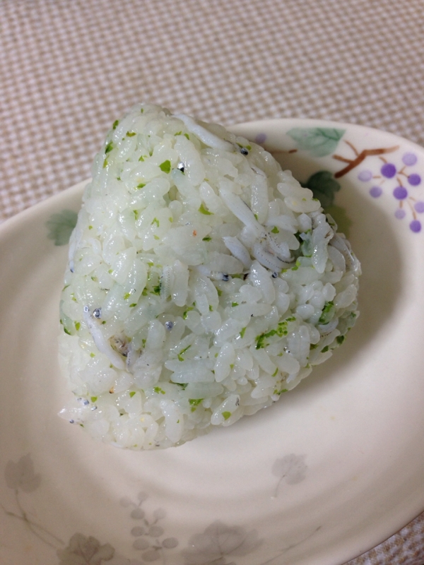 おにぎり☆しらす&青海苔&柚子塩