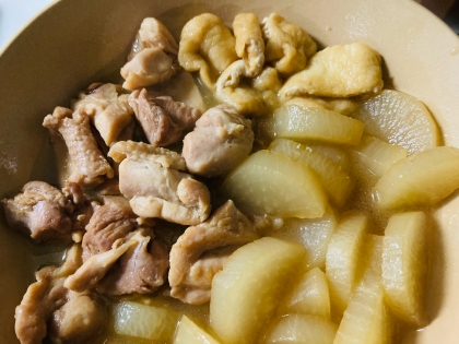 無水鍋で！大根と鶏肉の煮物