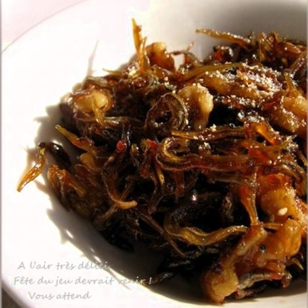 ご飯がすすむ くるみちりめんの佃煮 レシピ 作り方 By はなまる子 楽天レシピ ご飯がすすむ くるみちりめんの佃煮 レシピ 作り方 By はなまる子 楽天レシピ