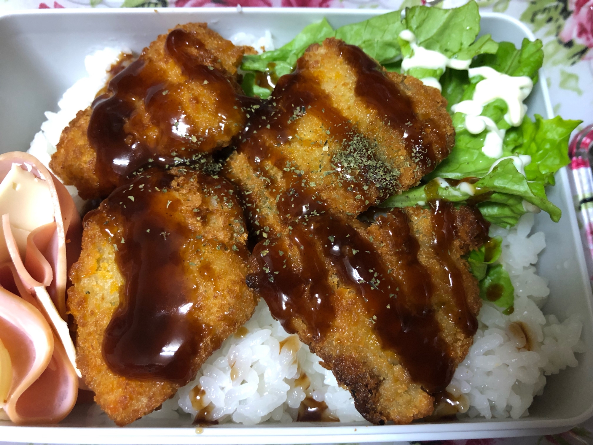 乗せるだけ簡単 サクサクアジフライ弁当 レシピ 作り方 By りんりんりん 楽天レシピ