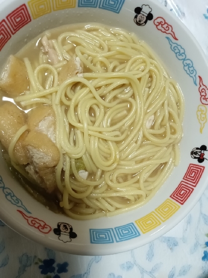 ヘルシーキャベツと油揚げ入りラーメン