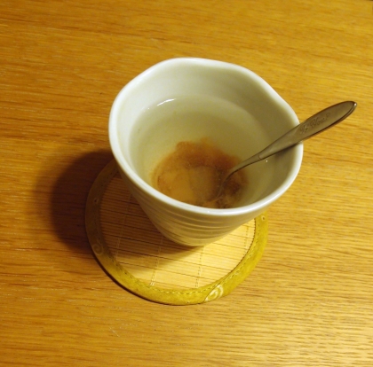 甘酸っぱくて美味しい梅茶でした
ご馳走様でした