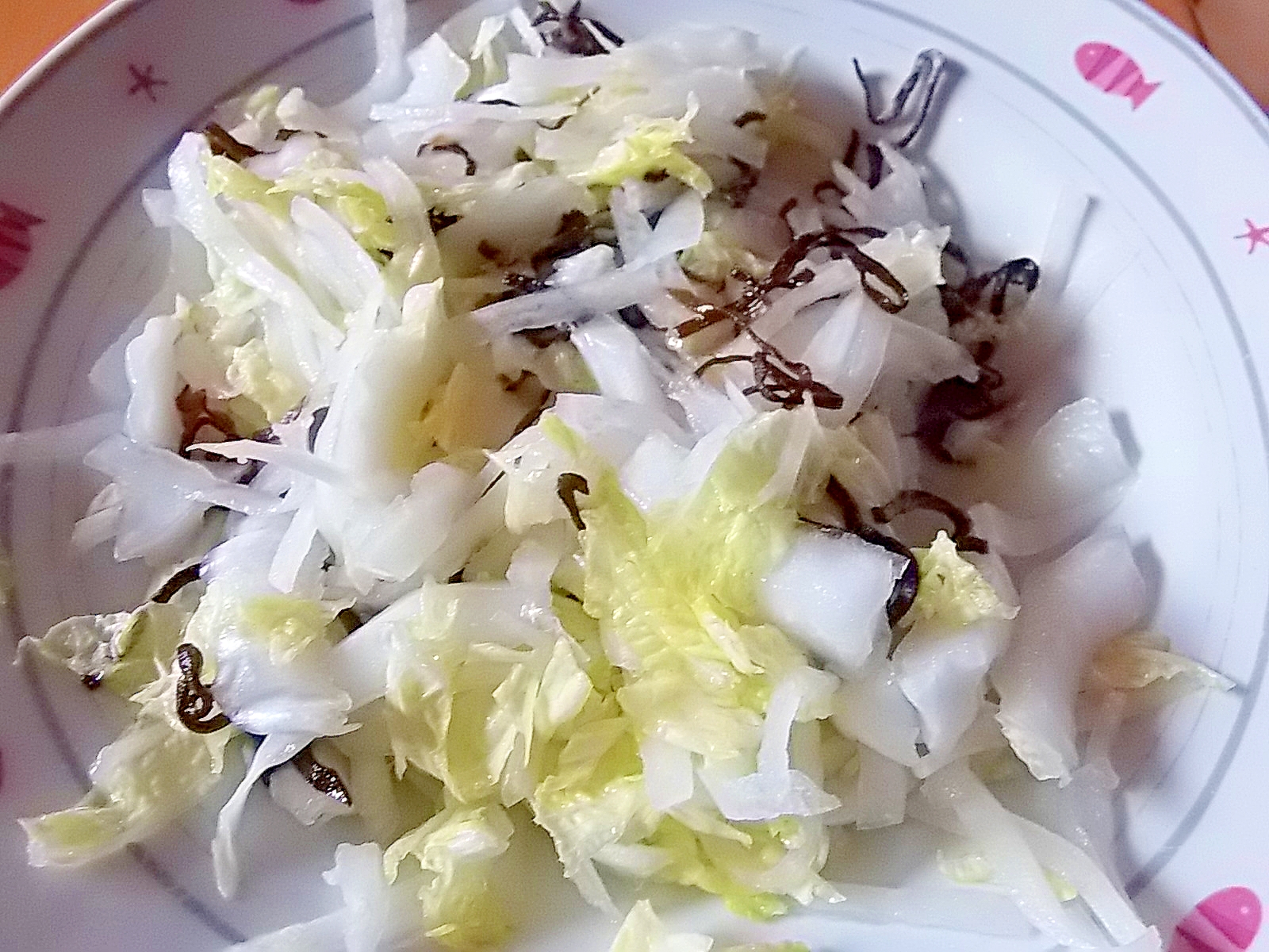 白菜とダイコンの塩こぶナムル