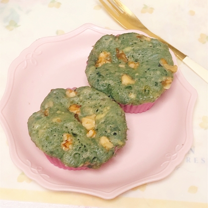 米粉✿ブルーベリー風味ナッツ＆シード蒸しパン