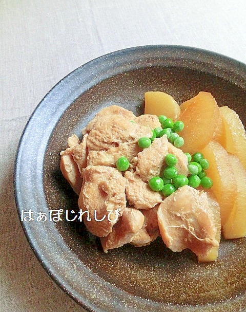 炊飯器で簡単！鶏むね肉と大根の煮物