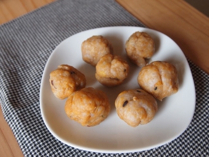 子供のおやつ♪一緒に作ろう♪　ご飯で　きな粉団子