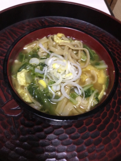 カレーうどんシンプル残りのカレー