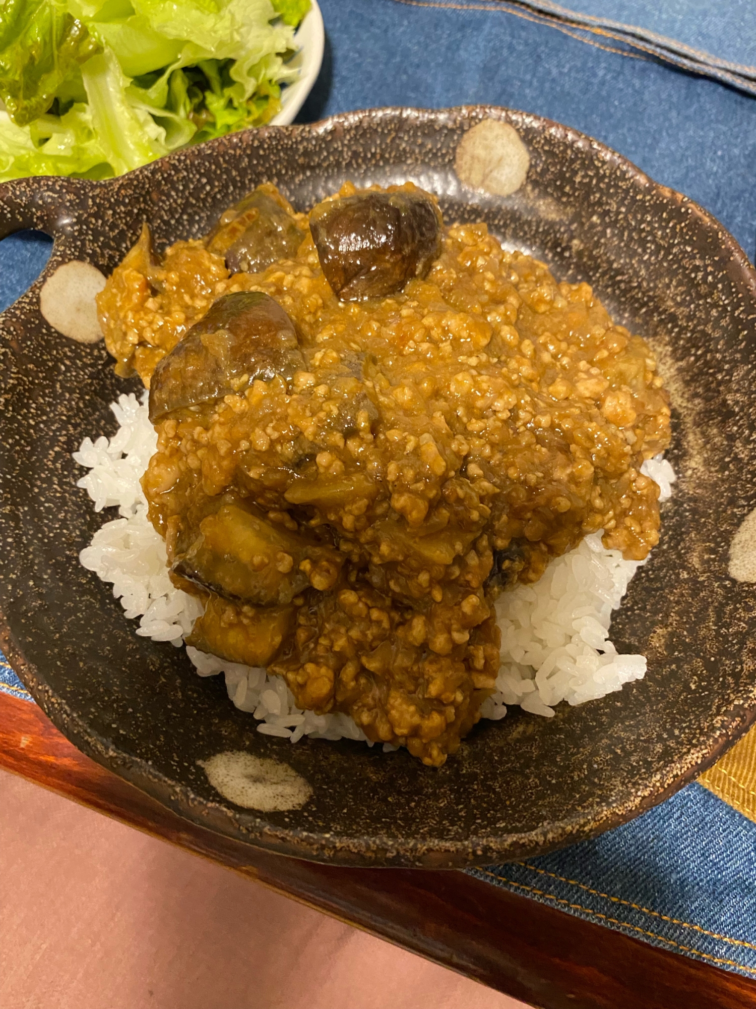 簡単！茄子のドライカレー