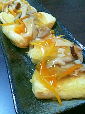 やっぱり和食が好き 揚げ出し豆腐の甘酢あんかけ レシピ 作り方 By 新米主婦りえママ 楽天レシピ