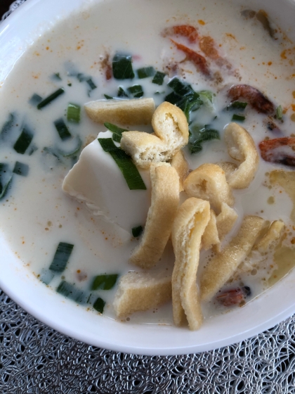 簡単美味しーヘルシー。台湾の食べる豆乳スープ