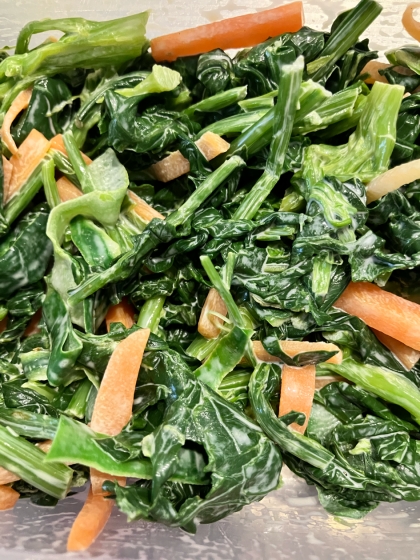 ❁ほうれん草と人参のゴママヨぽん酢❁