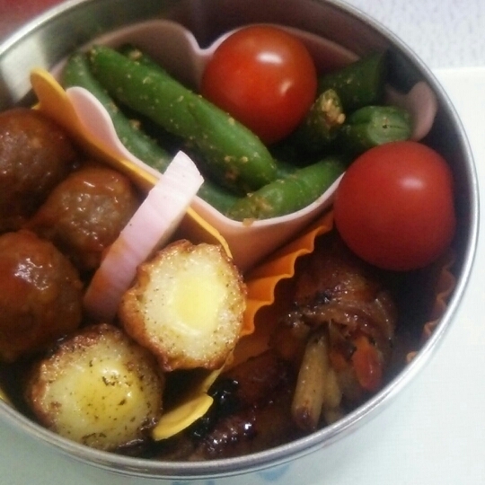きんぴら豚肉巻き!