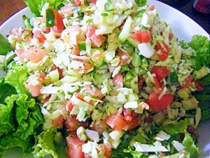 スプーンで食べる みじん切りサラダ レシピ 作り方 By Mococo05 楽天レシピ スプーンで食べる みじん切りサラダ レシピ 作り方 By Mococo05 楽天レシピ