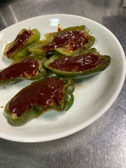 ☆★手抜きでも剥がれず旨い♪ピーマンの肉詰め★☆