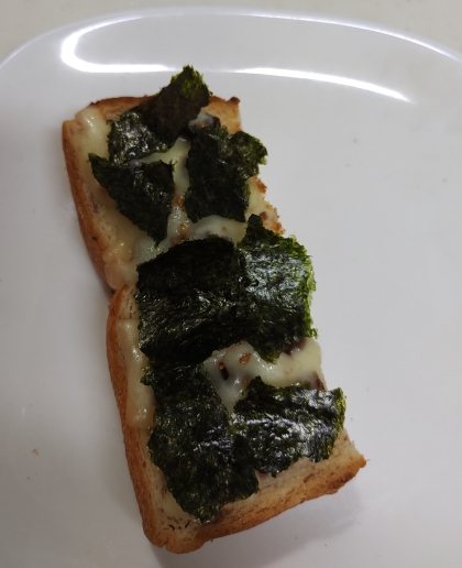 チーズトースト★海苔のせ