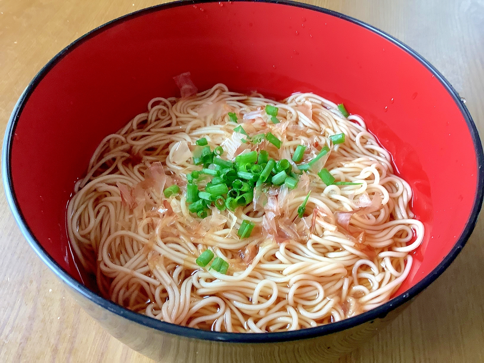 温かい素麺