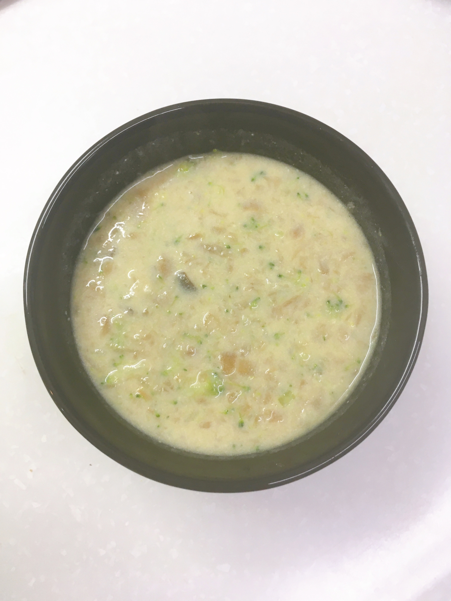 リメイクレシピ☆マッシュブロッコリーと豆乳スープ