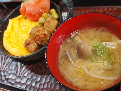しめじ&もやしの酸味味噌スープ