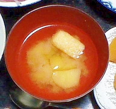 冬瓜と油揚げの味噌汁