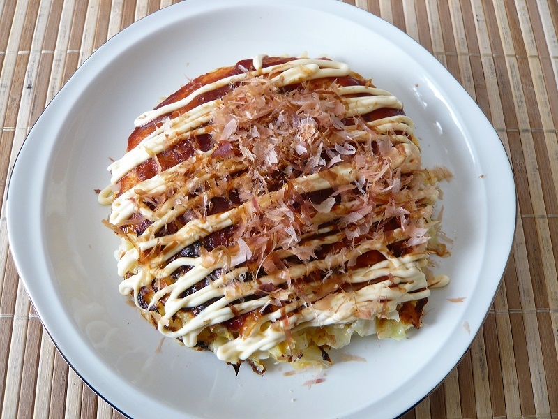 ツナとキャベツのお好み焼きレシピ