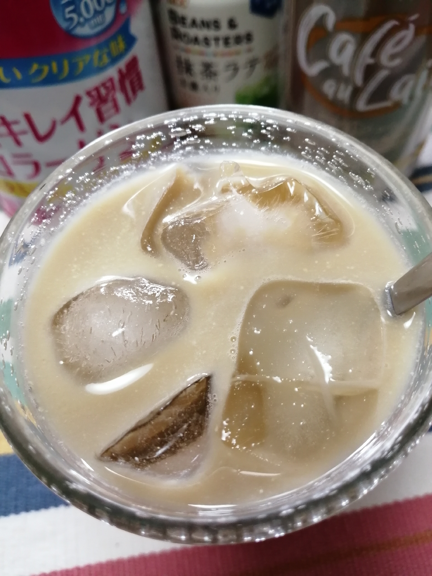 アイス☆美肌抹茶カフェオレ♪