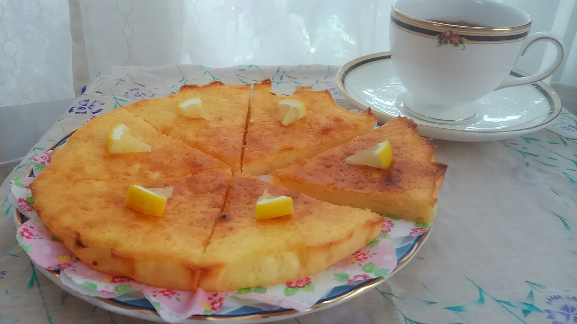 6Pチーズとヨーグルトとレモンで☆チーズケーキ☆