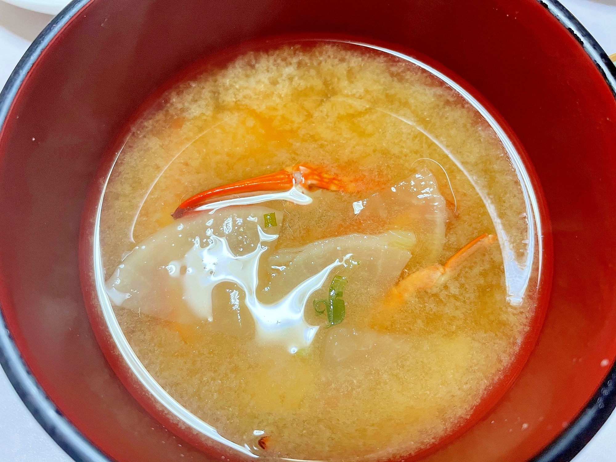 渡り蟹と大根の味噌汁 レシピ 作り方 By まゆぱとら 楽天レシピ