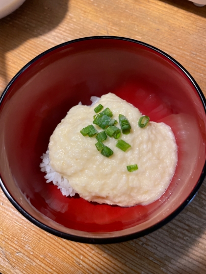 朝食にとろろ