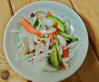 新玉ねぎとにんじんときゅうり⋆⸜ ⚘ ⸝⋆