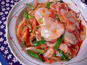 お刺身ミズダコのキムチ レシピ 作り方 By つぬきち 楽天レシピ お刺身ミズダコのキムチ レシピ 作り方 By つぬきち 楽天レシピ