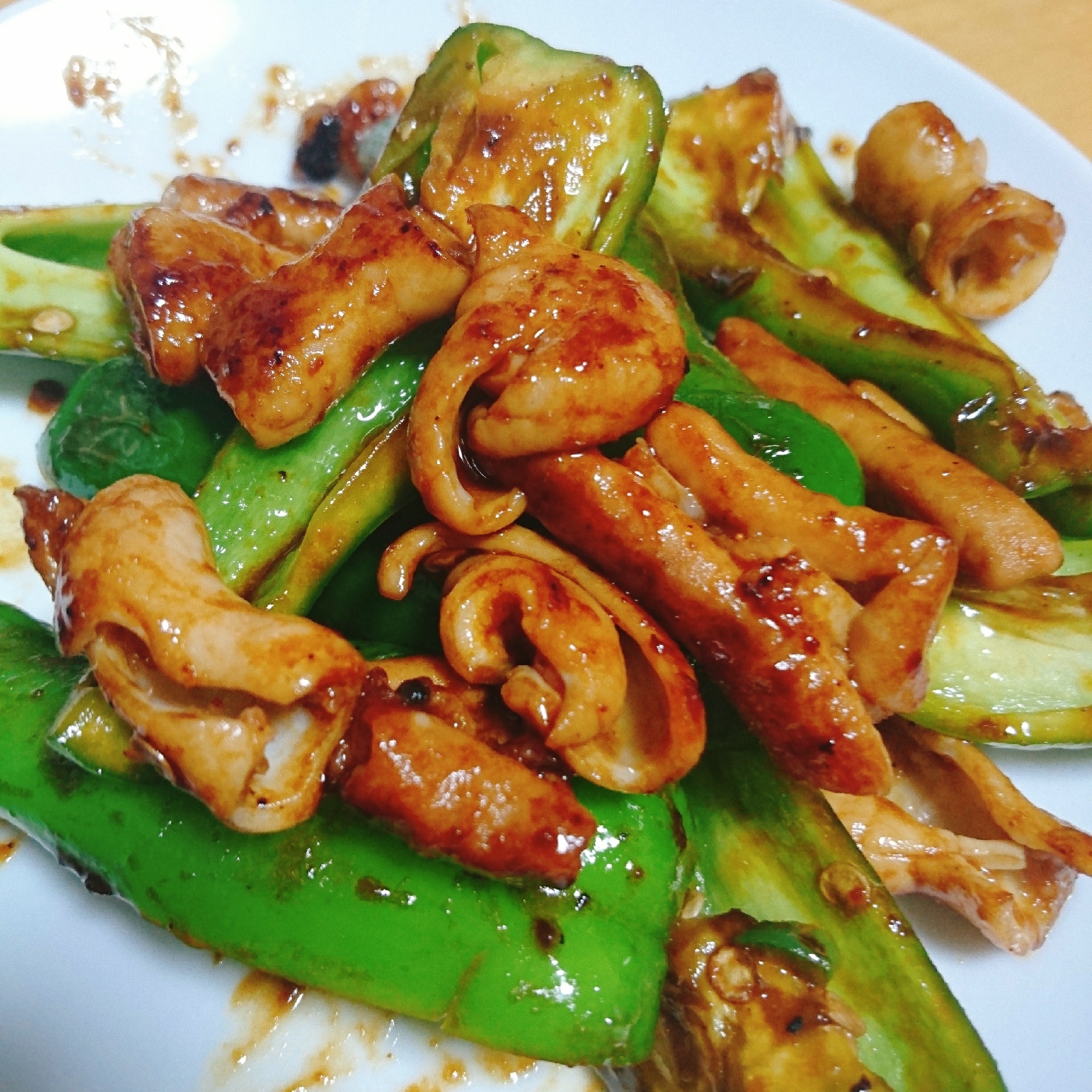 豚モツとピーマンの八丁味噌炒め レシピ 作り方 By やっすん 楽天レシピ