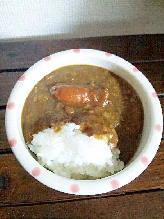 なすとウインナーのカレー