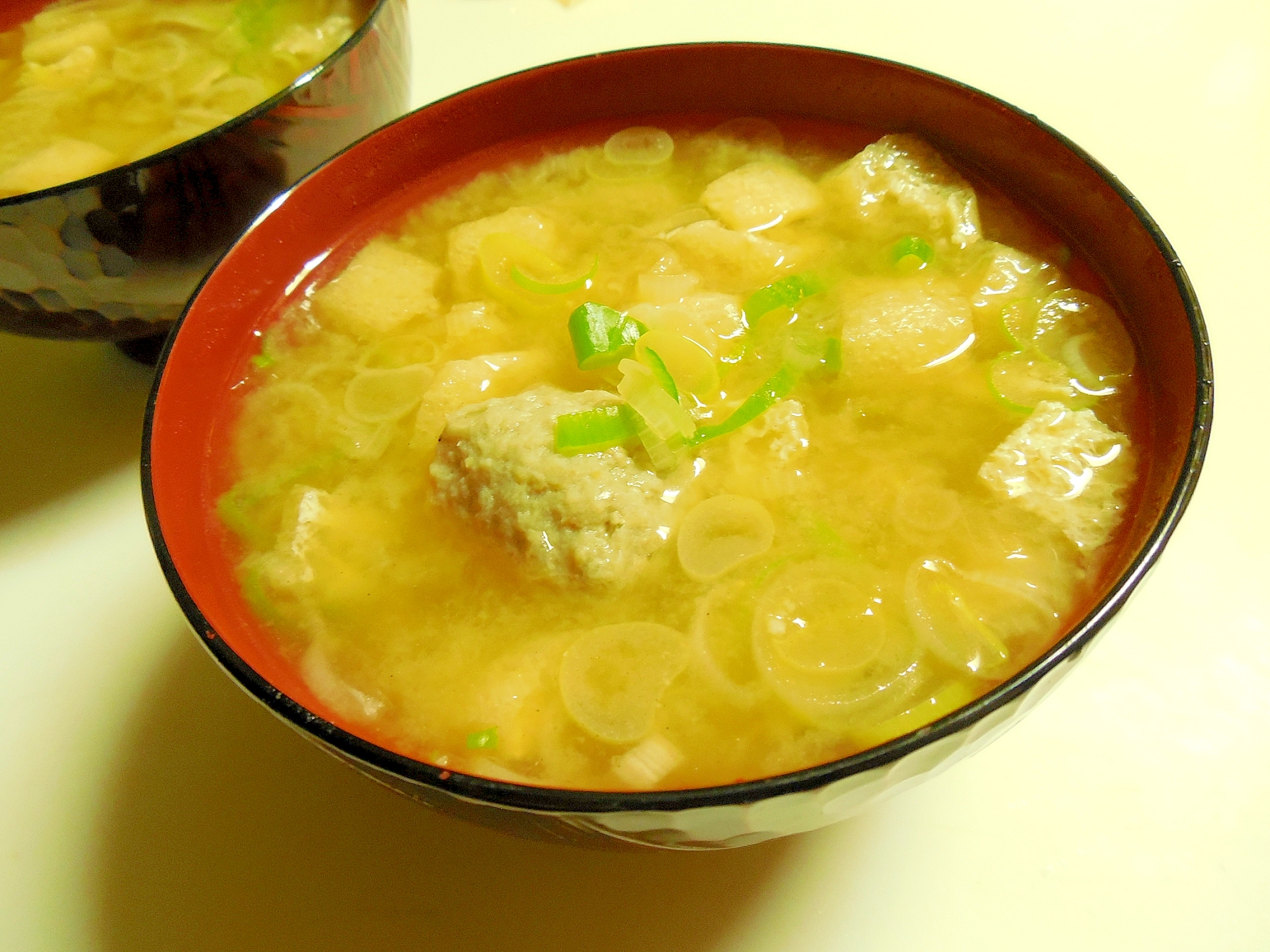 つみれと揚げと葱の味噌汁 レシピ 作り方 By ドキンちゃん０２９８ 楽天レシピ