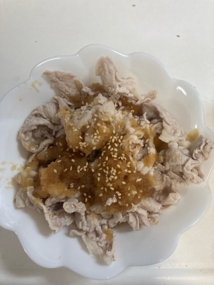 いくらでも食べれる！豚肉のさっぱり大根おろしかけ
